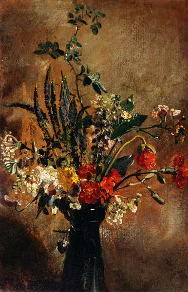 Study of Flowers in a Hyacinth Glass von John Constable