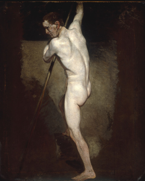 J.Constable, Male Nude, c.1808. von John Constable