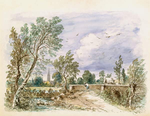 Milford Bridge von John Constable