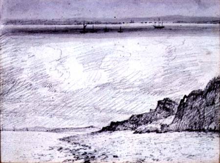 Sheerness; Coast scene near Southend von John Constable