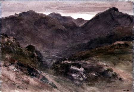 A View of Borrowdale von John Constable