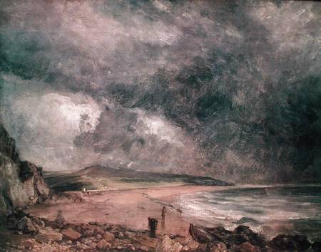 Weymouth Bay with Approaching Storm von John Constable