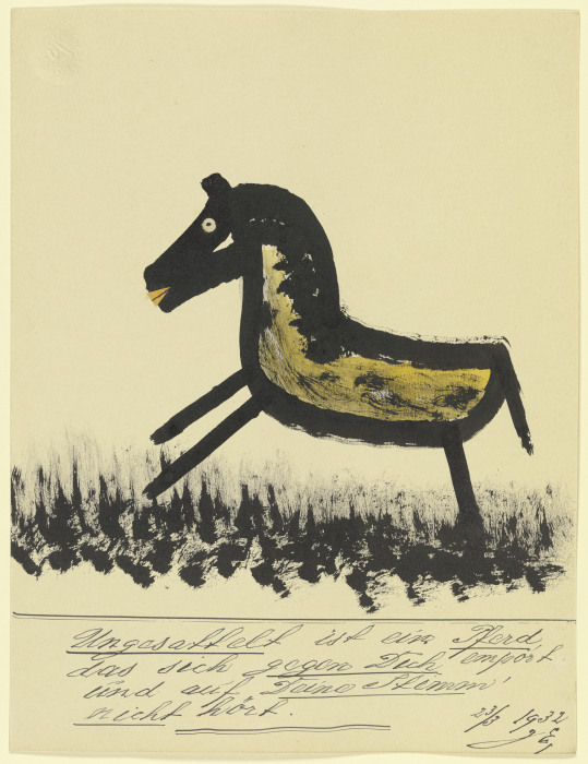 16173 („Ungesattelt ist ein Pferd …“) von John Elsas