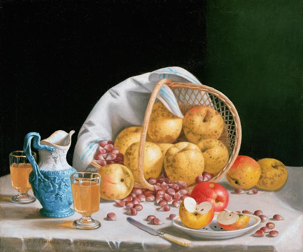Still Life with Yellow Apples von John Francis