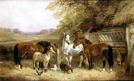 Farm Animals in a Landscape von John Frederick Herring d.J.