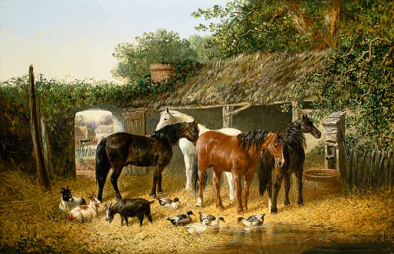 Farmyard Companions von John Frederick Herring d.J.