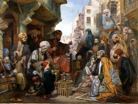 A Street in Cairo von John Frederick Lewis