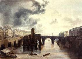 Pont Notre Dame, from 'Views on the Seine' 1821