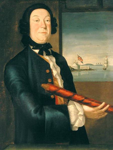 Portrait of John Clarke (1701-64) von John Greenwood