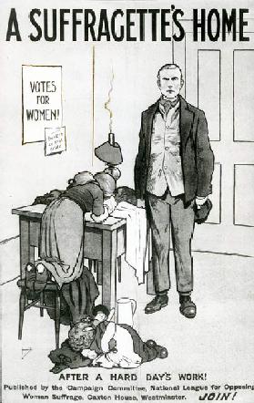 Ein Suffragettenhaus nach einem harten Arbeitstag