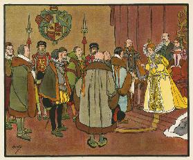 Elisabeth I. lehnt die Krone der Niederlande ab