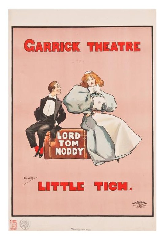 Garrick Theatre. Lord Tom Noddy. Little Tich von John Hassall