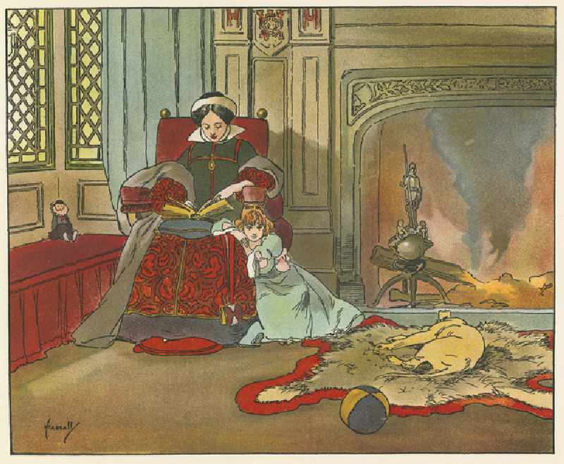 Kindheit von Elizabeth I von John Hassall