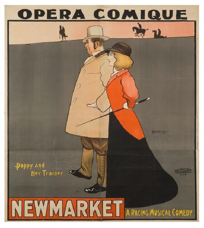Opera comique. Poppy and her trainer von John Hassall