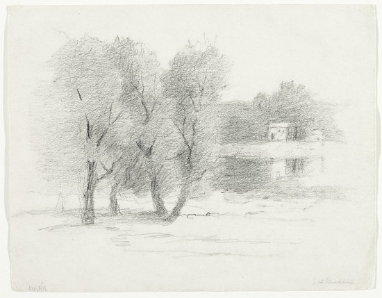 Landscape, late 19th-early 20th century von John Henry Twachtman