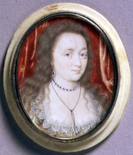 Portrait Miniature of Lady Cecilia Neville von John Hoskins