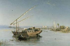 Feluccas on the Nile 1879