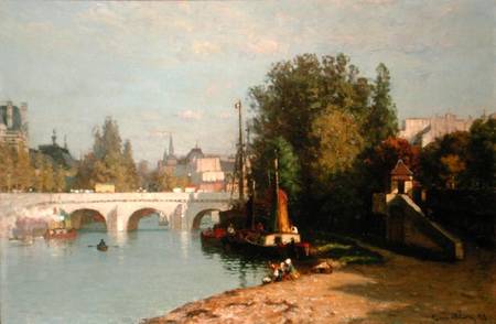 Pont du Carrousel von John Joseph Enneking
