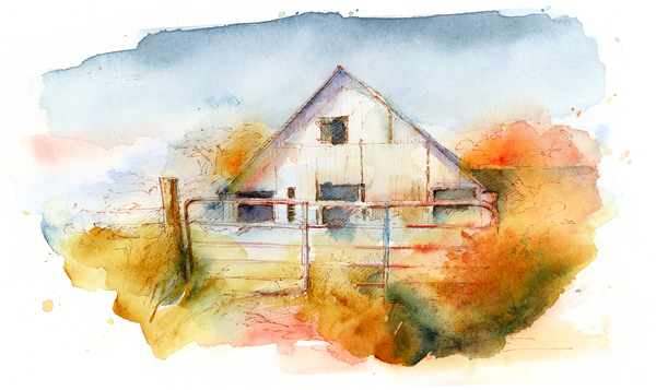 Barn in Pleasant Hill 2 von John Keeling