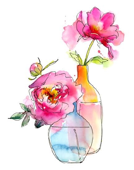 Peony in vases 2016