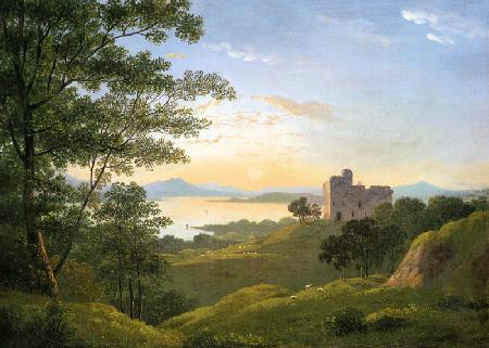 Sonnenuntergang in den  Western Highlands c.1820