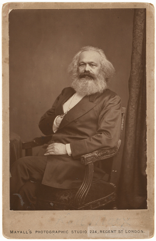 Porträt Karl Marx von John Mayall