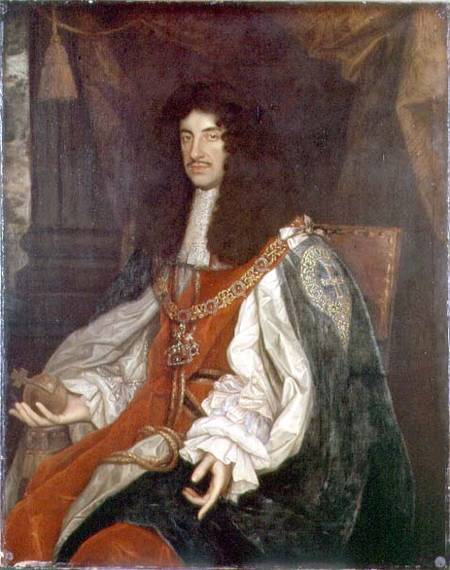 Portrait of Charles II (1630-85) von John Michael Wright