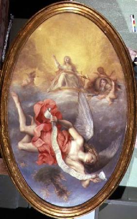 Astraea returns to Earth, panel from the Whitehall Ceiling c.1660