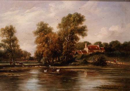 St. John's Abbey Mill Pond, Colchester von John Moore