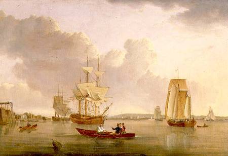 Deptford on Thames with a Distant View of Greenwich von John of Hull Ward