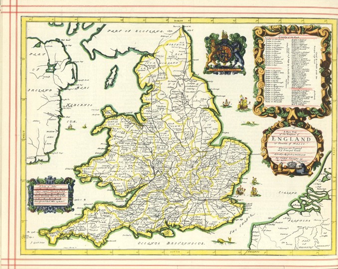 Britannia Atlas von John Ogilby