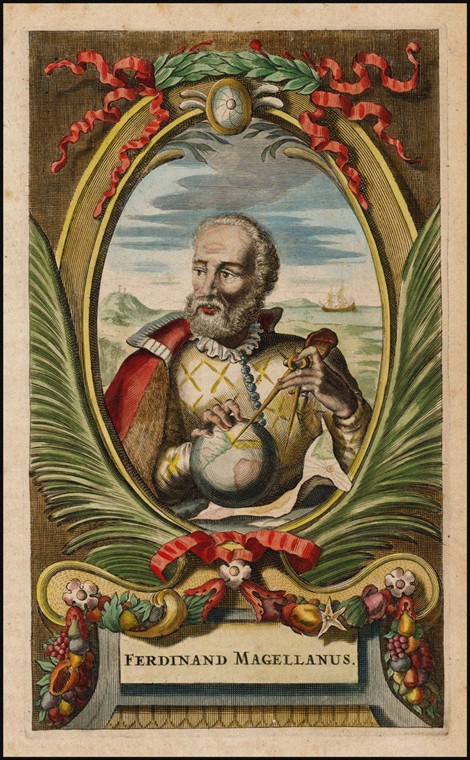 Porträt von Ferdinand Magellan von John Ogilby
