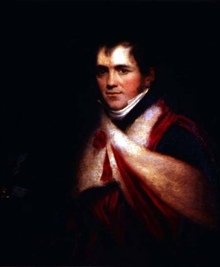 Portrait of Rev. Edward Daniel Clarke, traveller antiquary and mineralogist von John Opie