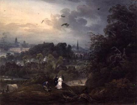 View of Shrewsbury from the North von John Pearson