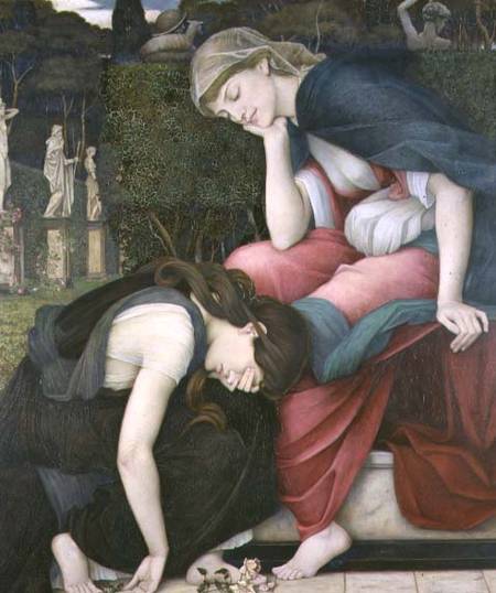 Patience on a Monument smiling at Grief von John Roddam Spencer Stanhope