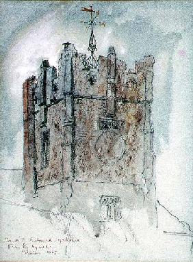 The Tower of Trinity Church, Richmond 1867  on