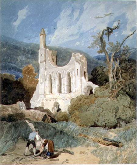 Byland Abbey, Yorkshire von John Sell Cotman