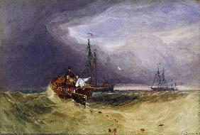 Fischerboote vor Yarmouth 1832