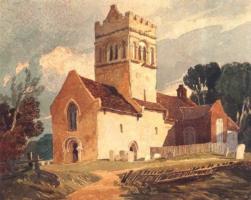 Gillingham Kirche, Norfolk von John Sell Cotman