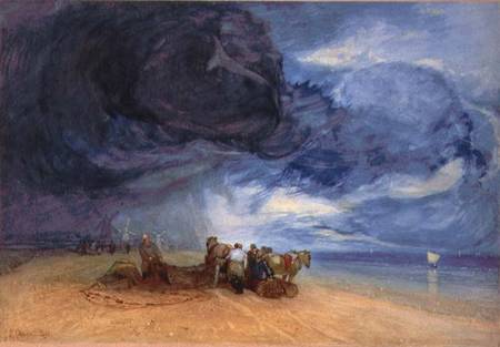 Storm on Yarmouth Beach von John Sell Cotman