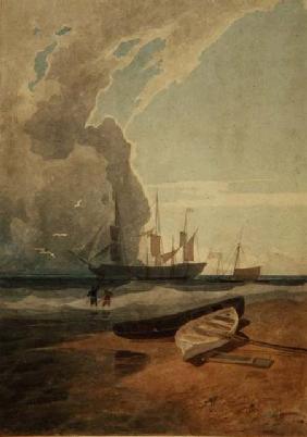 'The Mars', Riding at Anchor off Cromer c.1807