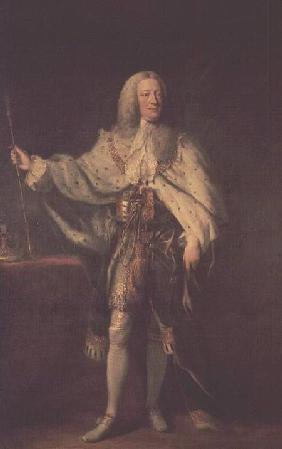 Portrait of King George II 1758