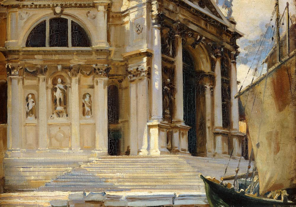 Santa Maria della Salute, Venedig. von John Singer Sargent