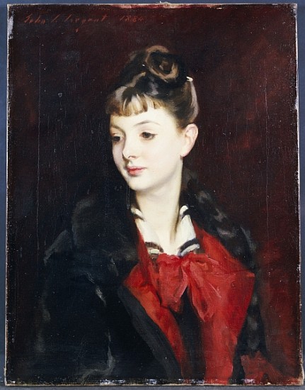Portrait of Mademoiselle Suzanne Poirson von John Singer Sargent