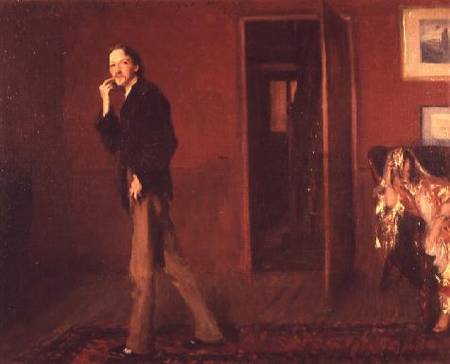 Robert Louis Stevenson and his wife von John Singer Sargent