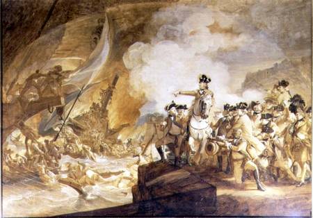 The Siege and Relief of Gibraltar, 14th September 1782 von John Singleton Copley