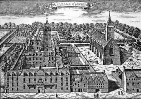 The Colledge of Glasgow, from ''Theatrum Scotiae''