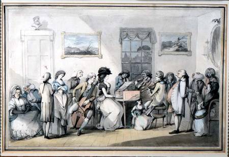 The Concert Party von John the Younger Dunthorne