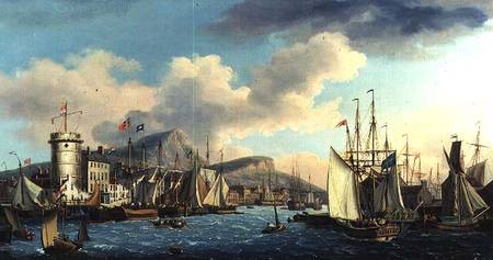 Leith Harbour von John Thomas Serres
