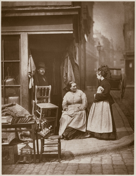 Old Furniture, from ''Street Life in London'', 1877-78 (woodburytype)  von John Thomson